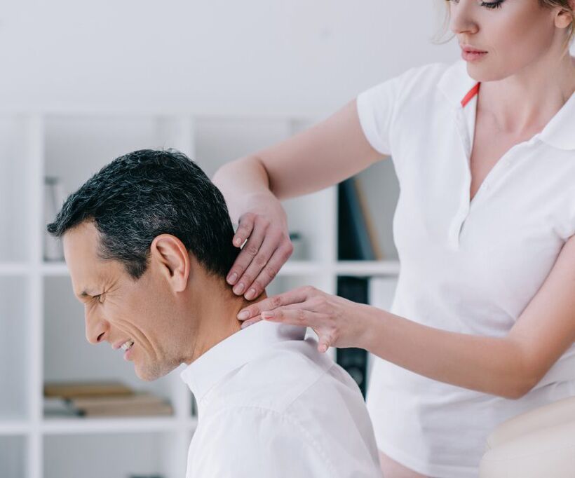 Massage of the cervical spine