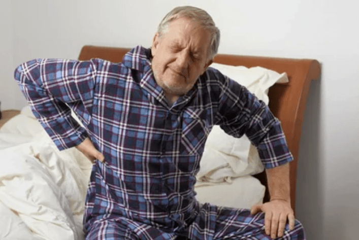 The lumbar region osteochondrosis
