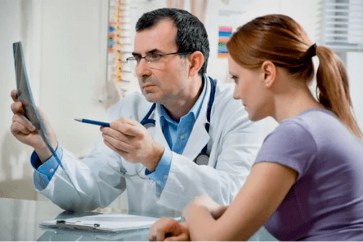 Treatment of osteochondrosis in the spine